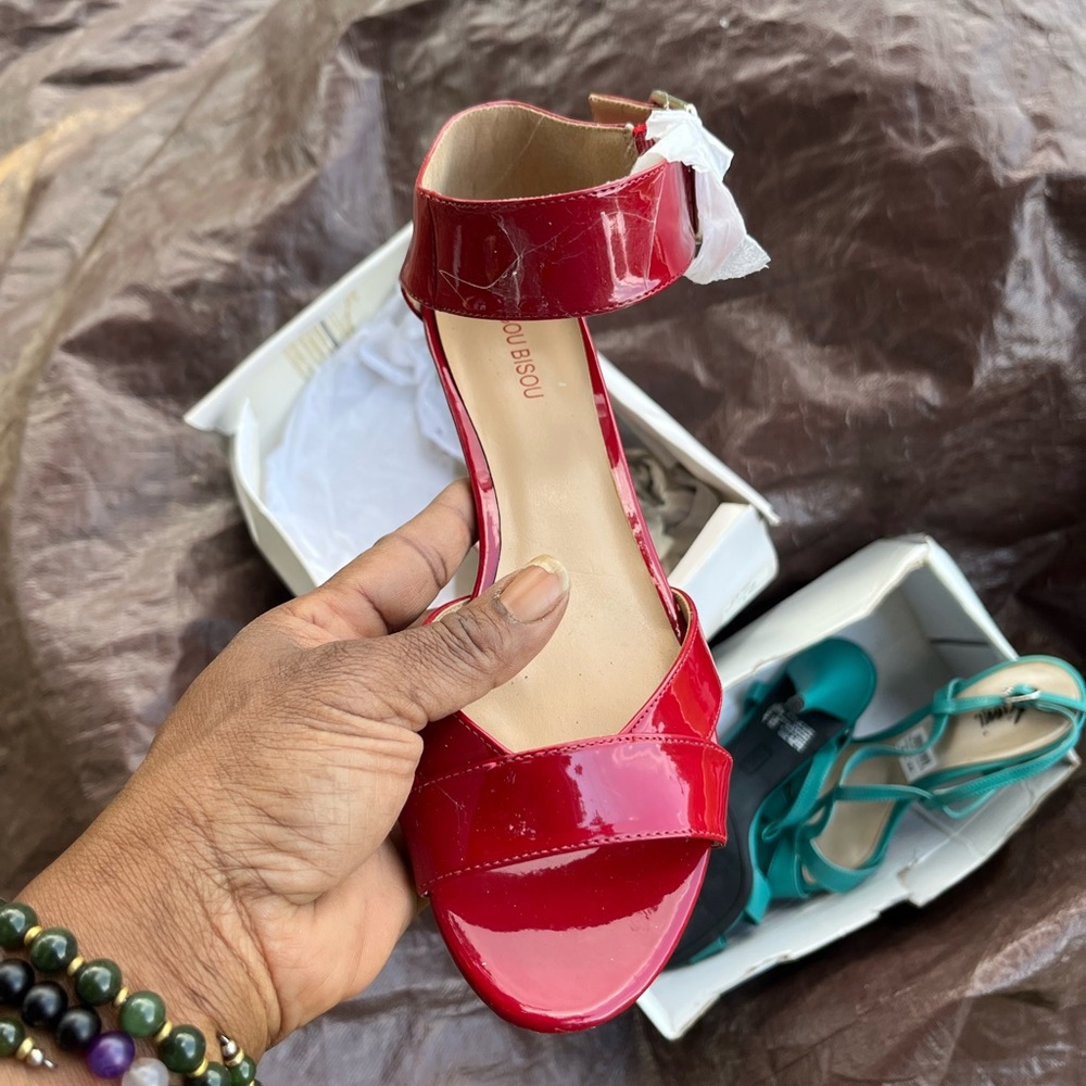 Madden Girl Red Patent Heels